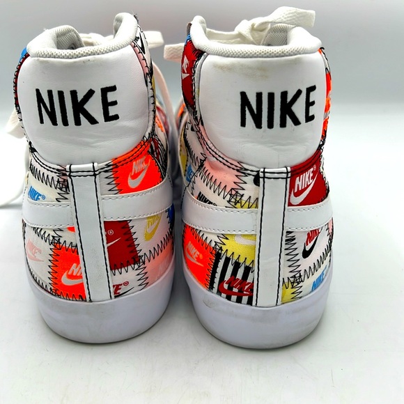 Nike Colorful Patchwork Hi-Top Sneakers - Picture 4 of 8